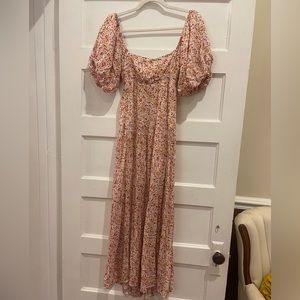 Mink pink maxi dress
